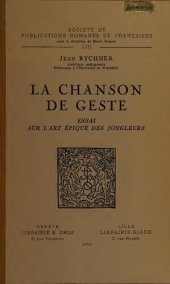 book La Chanson de geste. Essai sur l'art épique des jongleurs