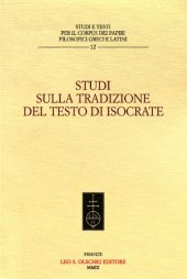 book Studi sulla tradizione del testo di Isocrate