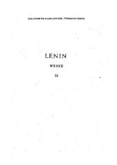 book Lenin Werke Band 23: Aug. 1916 - März 1917