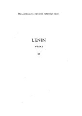 book Lenin Werke Band 32: Dez. 1920 - Aug. 1921