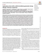 book Laboratory mice with a wild microbiota generate strong allergic immune responses