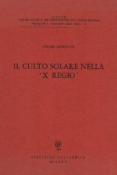 book Il culto solare nella X. Regio