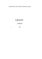 book Lenin Werke Band 30: Sep. 1919 - Apr. 1920