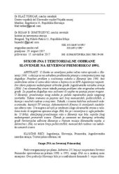 book Sukob JNA i Teritorijalne Odbrane Slovenije na Severnoj Primorskoj 1991.