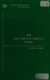 book The old French Tristan poems: a bibliographical guide