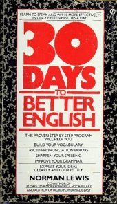 book Thirty days to better English