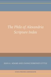 book The Philo of Alexandria Scripture Index