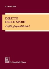 book Diritto dello sport. Profili giuspubblicistici