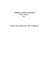 book The Eclogues of Vergil