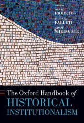 book The Oxford Handbook of Historical Institutionalism (Oxford Handbooks)