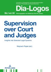 book Supervision over Courts and Judges (Dia-Logos, 30)