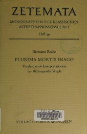 book Plurima mortis imago: Vergleichende Interpretationen zur Bildersprache Vergils