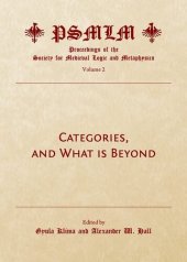 book Categories, and What Is Beyond (Proceedings of the Society for Medieval Logic and Metaphysic)