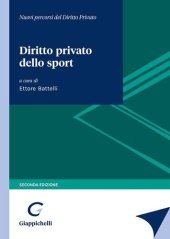 book Diritto privato dello sport