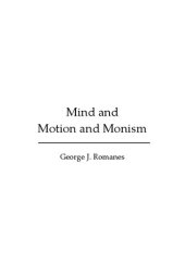 book Mind and Motion and Monism