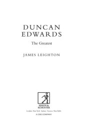 book Duncan Edwards: The Greatest