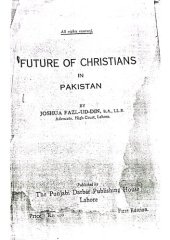 book Future of Christians in Pakistan