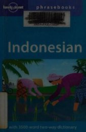 book Indonesian Phrasebook 5th Edition