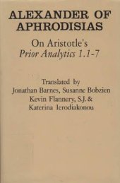 book On Aristotle's Prior Analytics 1.1-7 (Ancient Commentators on Aristotle)