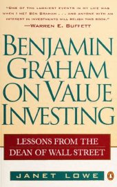 book Benjamin Graham on Value Investing: Lessons from the Dean of Wall Street