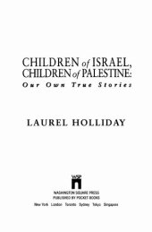 book Children of Israel, Children of Palestine