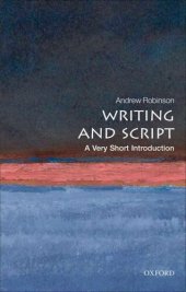 book Writing and Script: A Very Short Introduction (Very Short Introductions)