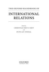 book Oxford Handbook of International Relations