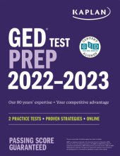 book GED Test Prep 2022-2023 : 2 Practice Tests + Proven Strategies + Online