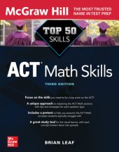 book Top 50 ACT Math Skills, Third Edition