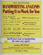 book Handwriting Analysis : Putting It to Work for You