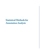 book Statistical Methods for Annotation Analysis