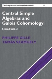 book Central Simple Algebras and Galois Cohomology