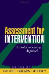 book Assessment for Intervention: A Problem-Solving Approach (The Guilford School Practitioner Series)