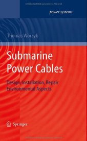 book Submarine Power Cables: Design, Installation, Repair, Environmental Aspects