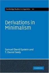 book Derivations in Minimalism