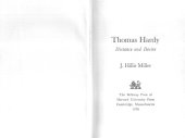 book Thomas Hardy: Distance and Desire