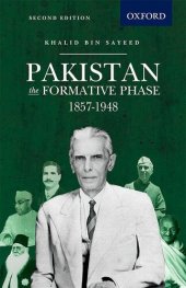 book Pakistan the Formative Phase 1875 - 1948