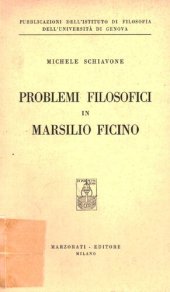 book Problemi filosofici in Marsilio Ficino