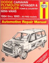 book Haynes Dodge Caravan & Plymouth Voyager Automotive Repair Manual