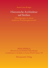 book Hieronische Architektur auf Sizilien: Überlegungen zu einem modernen Forschungskonstrukt