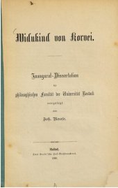 book Widukind von Korvei [Corvey]