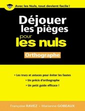 book Déjouer les pièges en orthographe pour les Nuls