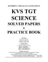 book KVS TGT Science Solved Papers and Practice Sets