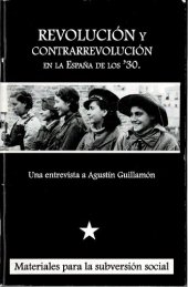 book Revolución y contrarrevolución en la España de los '30: Una entrevista a Agustín Guillamón