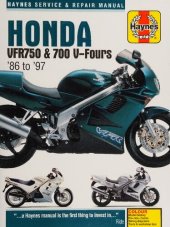 book Haynes Honda VFR750 & 700 V-Fours Service and Repair Manual