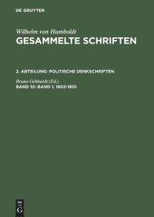 book Gesammelte Schriften: Band 10 Band 1. 1802–1810