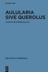 book Aulularia sive Querolus