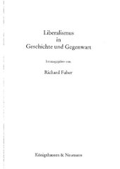 book Liberalismus in Geschichte und Gegenwart