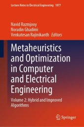 book Metaheuristics and Optimization in Computer and Electrical Engineering : Volume 2: Hybrid and Improved Algorithms