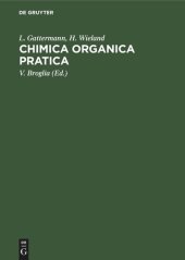 book Chimica organica pratica: Guida alle analisi e preparazioni di laboratorio organico